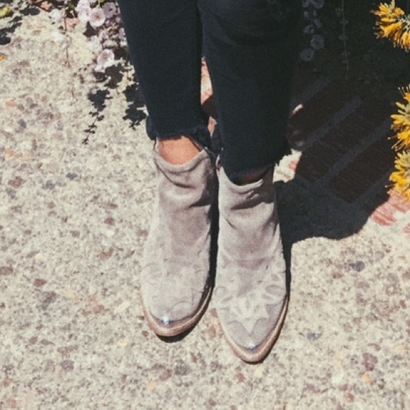 Jeffrey Campbell Shoes - Jeffrey Campbell Olinda Suede Western Booties